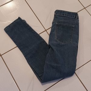 $4 Add-on Faded Straight Leg Jeans With Adjustable Waist - Size 14 (Girl)